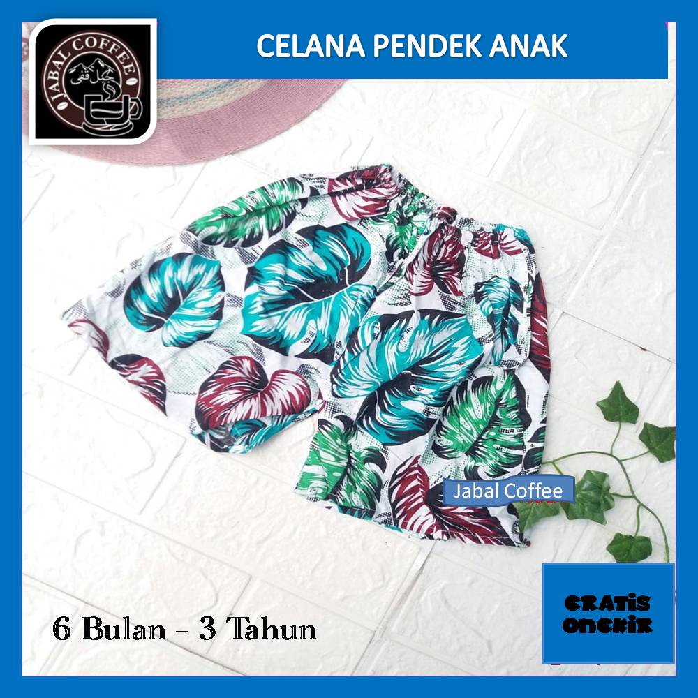 Celana Anak Pendek Santai 6 Bulan - 3 Tahun / Celana Pendek Anak Cowok / Celana Tidur Anak 03