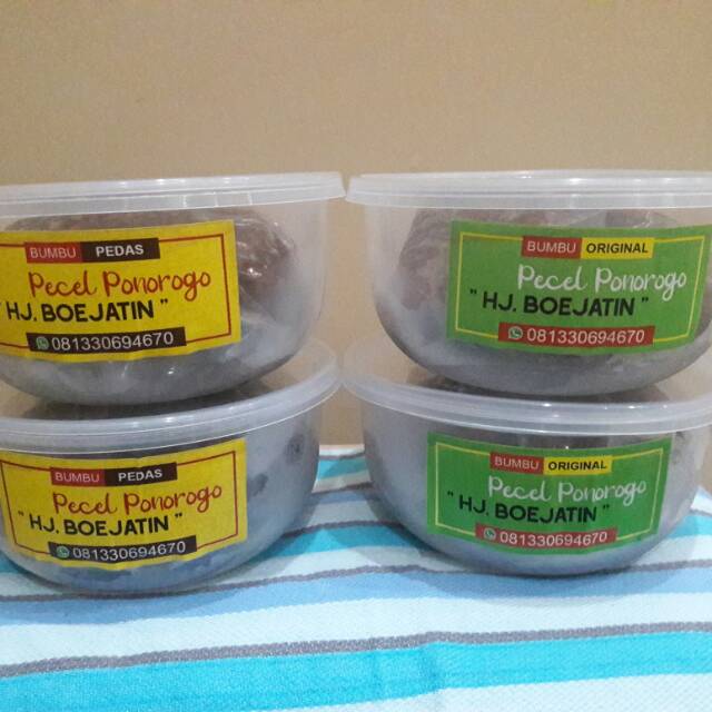 

Bumbu Pecel/Sambal Pecel Ponorogo