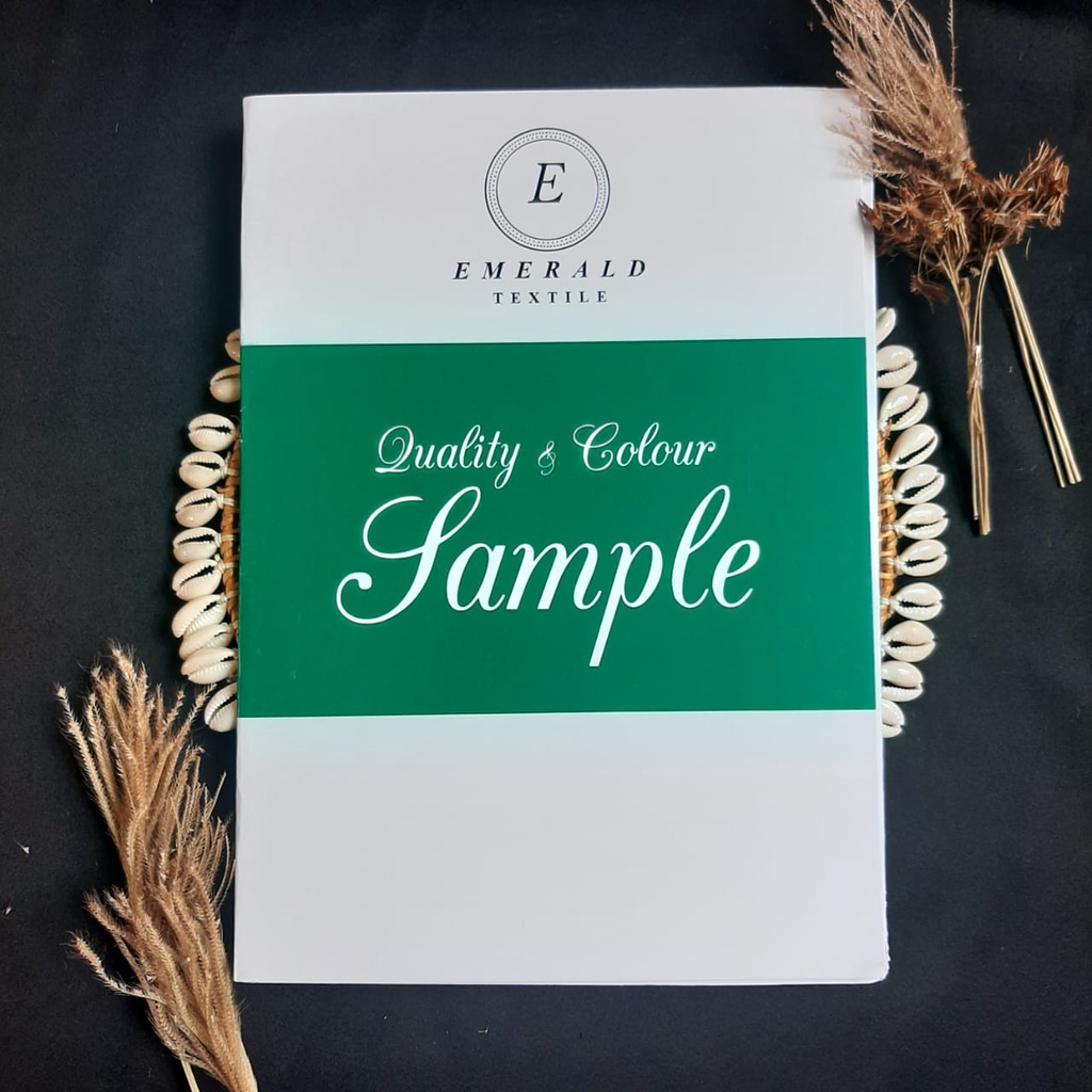 Buku Sampel Kain / Buku Katalog Warna Kain Emerald Textile