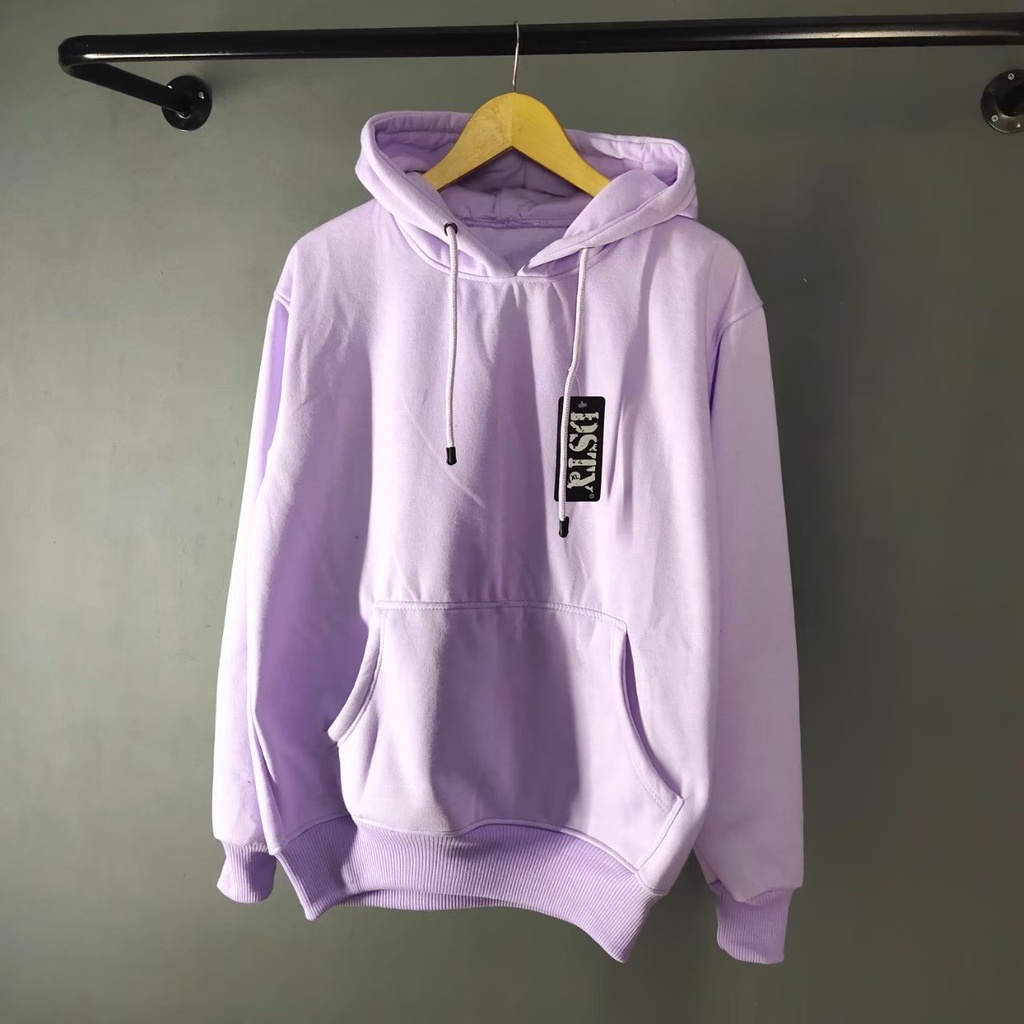 Hoodie Jumper Polos Ungu M L XL XXL XXXL JUMBO BIG SIZE WANITA/JAKET WANITA