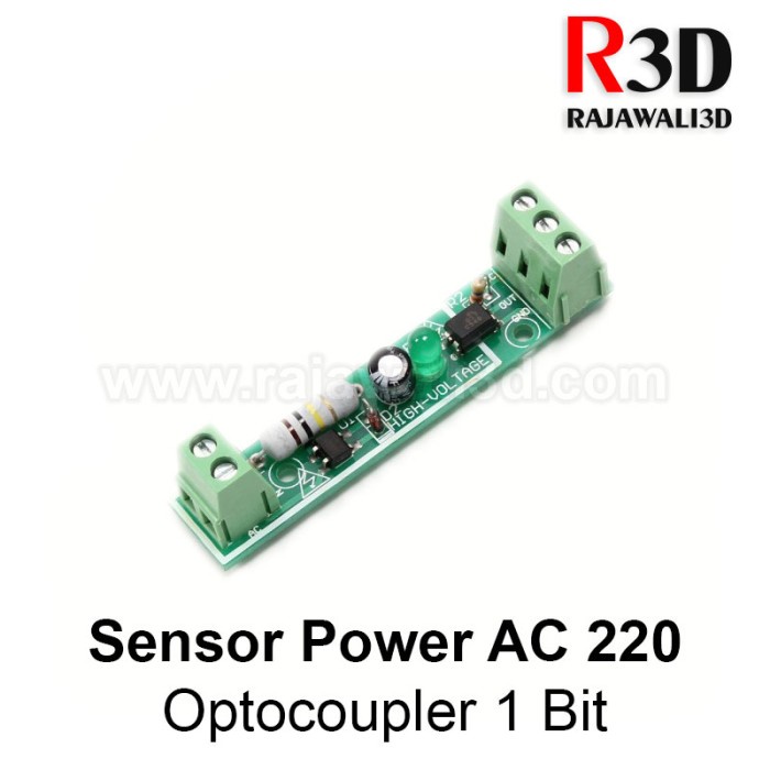Sensor Power 1-Bit AC 220V Optocoupler Isolation Module Voltage Detect