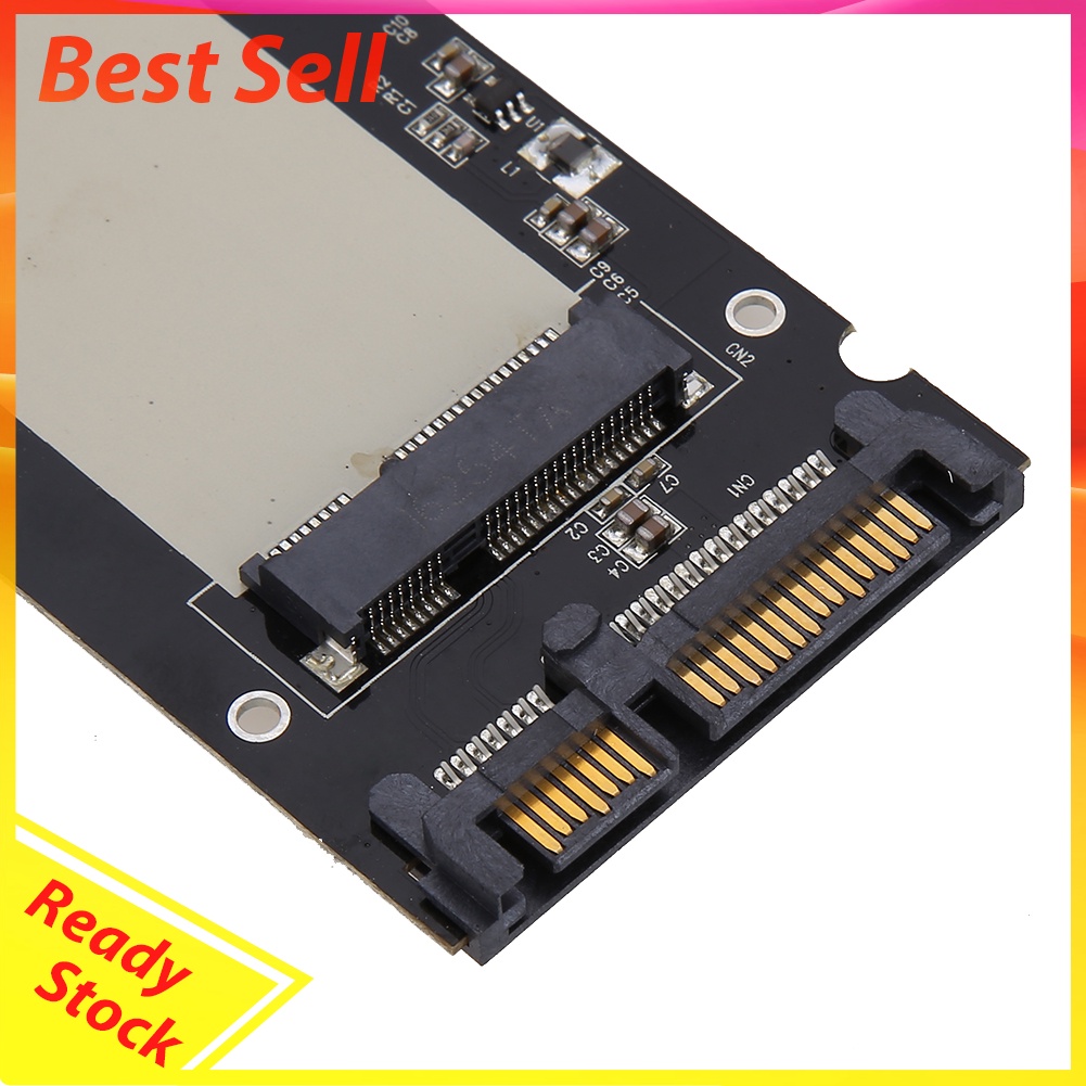 mSATA SSD to 2.5in SATA Convertor Adapter Card Computer Transition Card