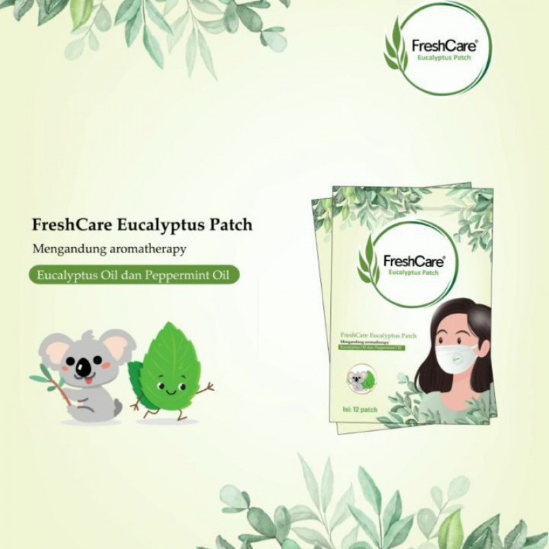 FreshCare Eucalyptus Patch Stiker Masker Isi 12 Pcs