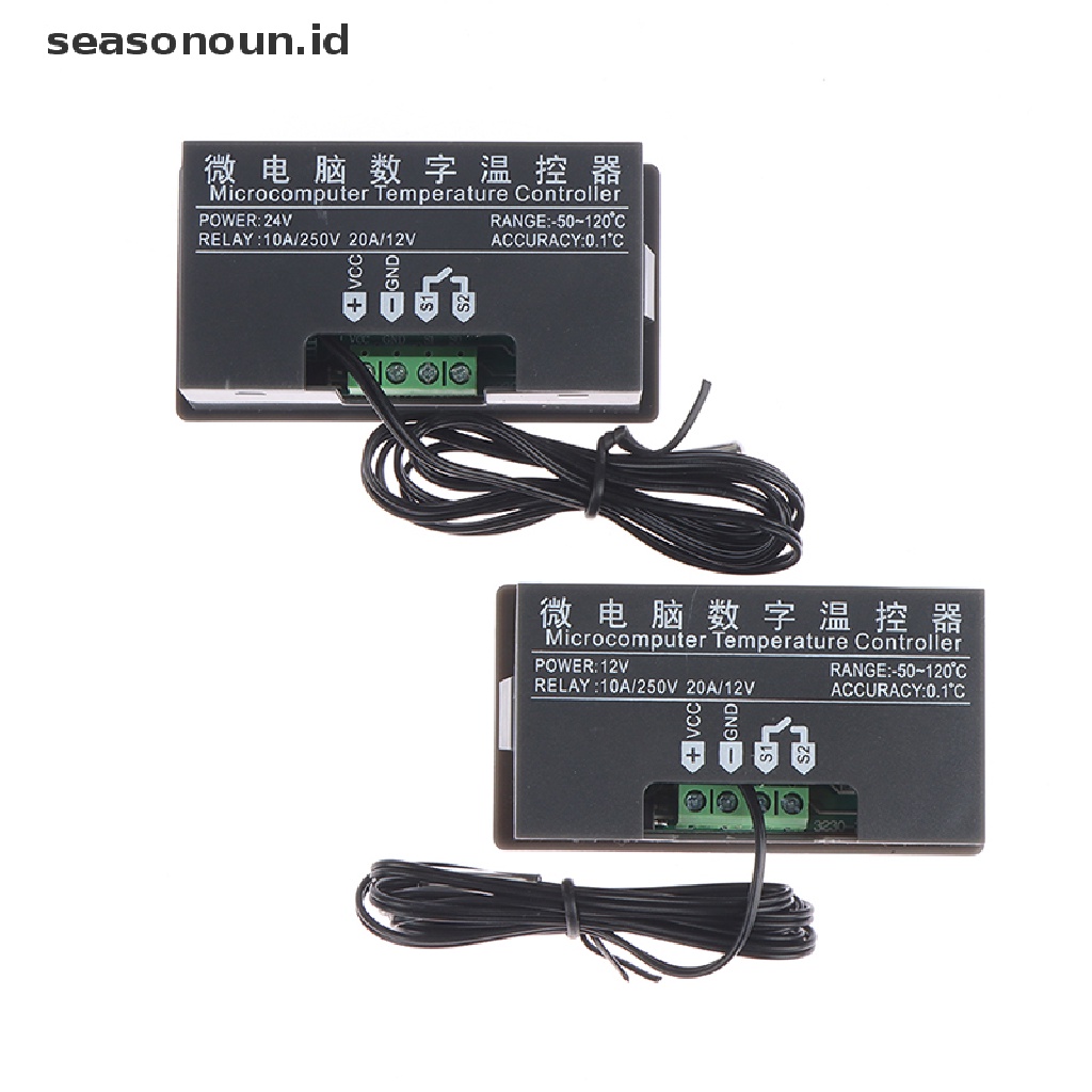 (seasonoun) Termostat Pengatur Suhu Digital Dengan Lampu LED