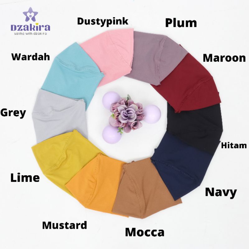 HIJAB BALITA POLOS ORIGINAL BASIC DZAKIRA 0-3T