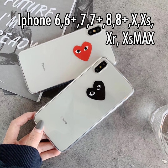 COMME DES GARCOM CASE Iphone 6 6s 6s+ 6+ 7 7+ 8 8+ X Xs Xr XsMAX 11 11Pro 11ProMax 12 12Pro 12ProMax