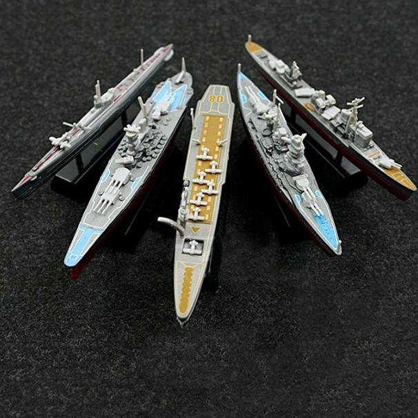 5 pcs miniatur kapal perang jepang 4D model kit