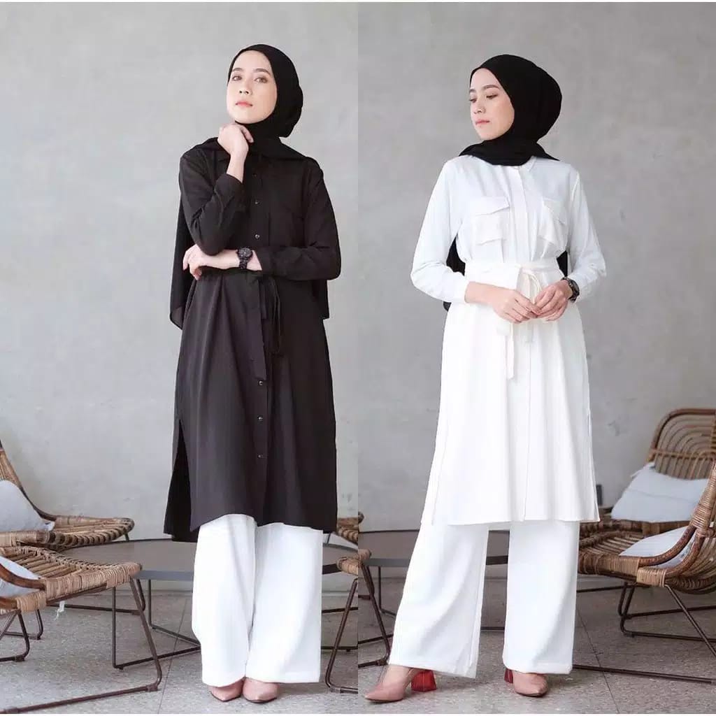 Grosir Baju Fashion Atasan Tunik Wanita Muslim Murah Tafia