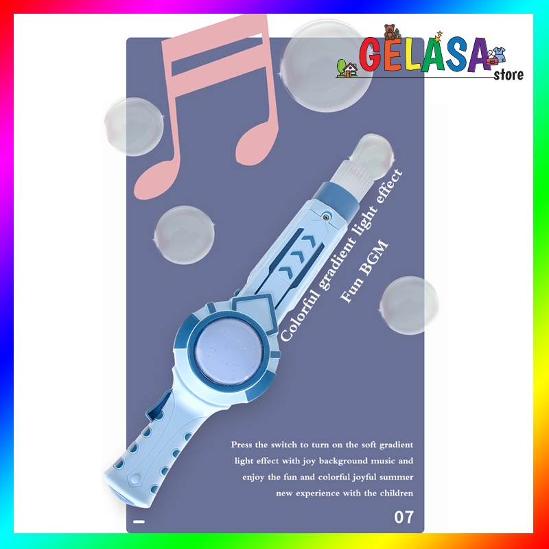 Gelasa Mainan Anak Bubble Sword Smoke Mainan Gelembung Berasap