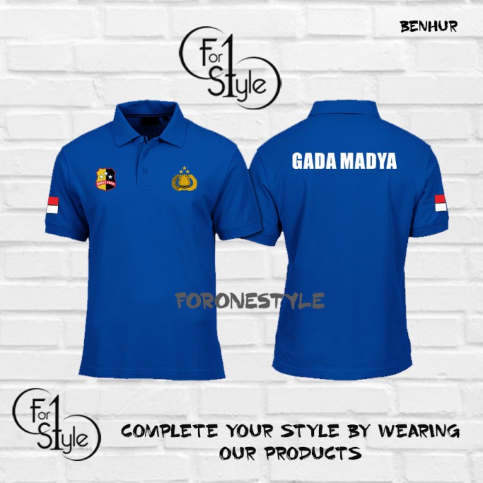 KAOS - BAJU POLO GADA MADYA POLRI - BAJU POLRI POLISI KAOS BAJU DINAS - FORONESTYLE