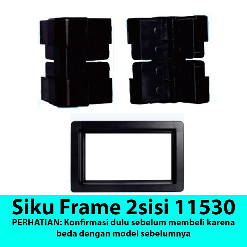 Siku Frame Casing Running Text Outdoor 2 sisi