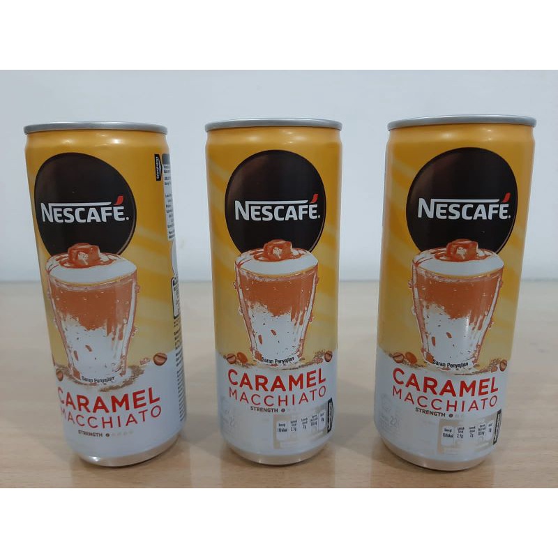 

Kopi Nescafe Caramel Macchiato Kaleng 220 ml Nescafe Ala Cafe Kaleng | HARGA SATUAN