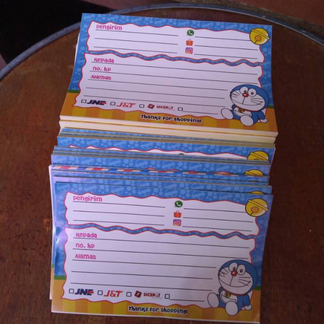 

Stiker Pengiriman Olshop Doraemon