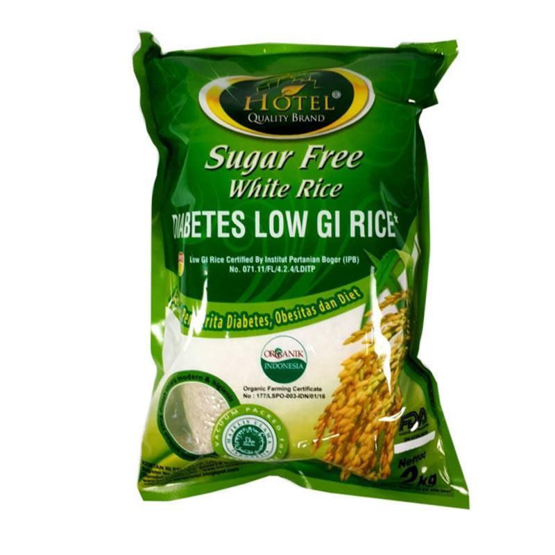 

Beras hotel sugar free white 2kg | Glikemik Indeks Rendah