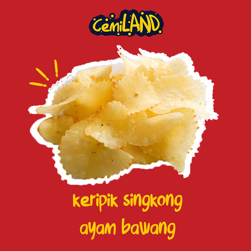 

Keripik Singkong Ayam Bawang