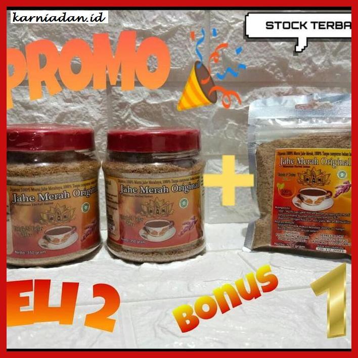 

lanoisidartdrink- promo jahe merah original beli 2 gratis 1 -asliii-bngittt.