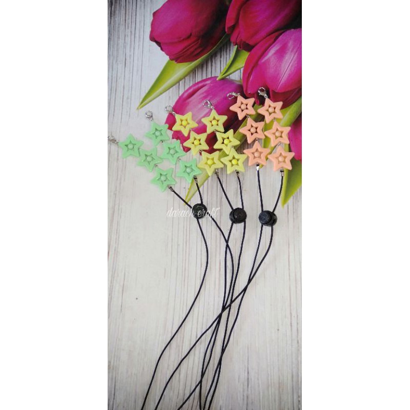 konektor masker 2in1/ konektor pengait masker bintang/ kalung masker 2in1