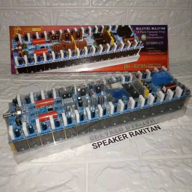Kit Professional Power Amplifier JBL 6295 TR MJL 3200Watt Kit Professional Power Amplifier JBL 6295 TR MJL 3200Watt