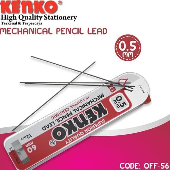 

New Product Isi Pensil Mekanik Kenko 0.5 Mm 2B (Off-56)