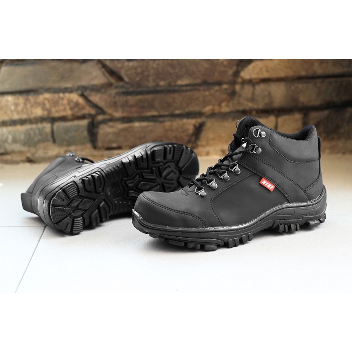 MS - Sepatu Gunung Pria Dewasa Nike Amazon Hitam Boots Safety Sport Outdoor Hiking Bots Kekinian