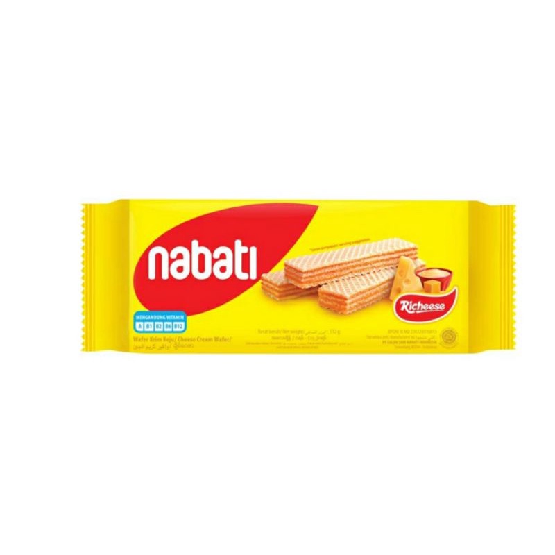 

Richeese Nabati Wafer Krim Keju 132 g