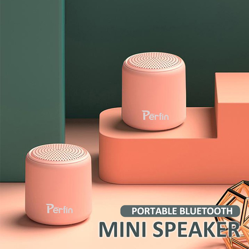 Perfin PFITWS01 TWS speaker bluetooth portabel mini Pink