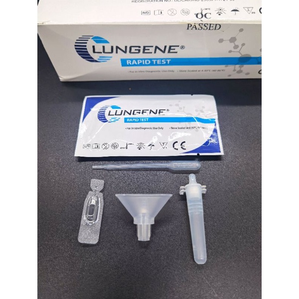 Antigen Saliva air liur merek Clungene, 1set