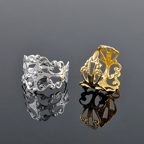 Hu Hu Hu Hu Hu Alat Bantu Pasang Kacamata♡ Cincin Jari Kaki Wanita Model Terbuka Hollow Adjustable Untuk Pesta / Pantai / Hadiah