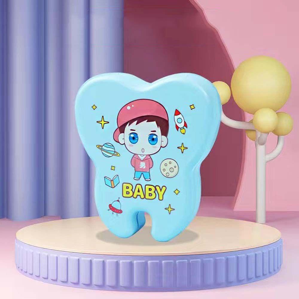 Nickolas1 Kotak Gigi Bayi Hadiah Koleksi Kreatif Box Souvenir Box Gigi Bayi Save Tooth Fairy Box