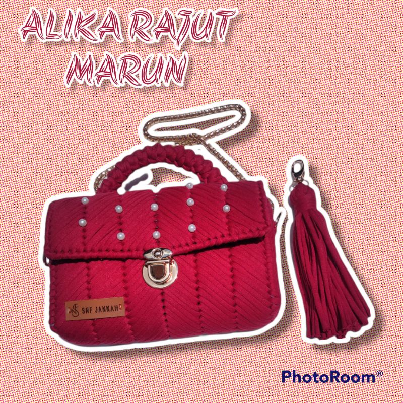 tas rajut / tas rajut wanita / tas handmade / tas pesta