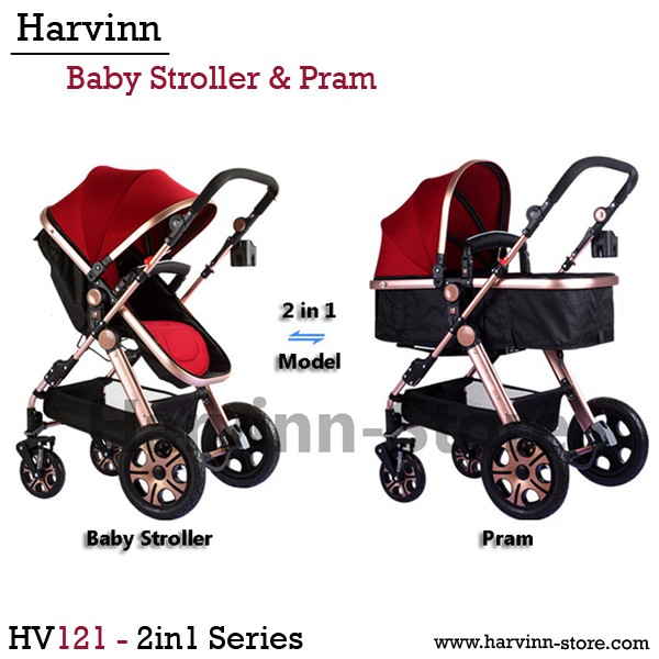 2 baby stroller