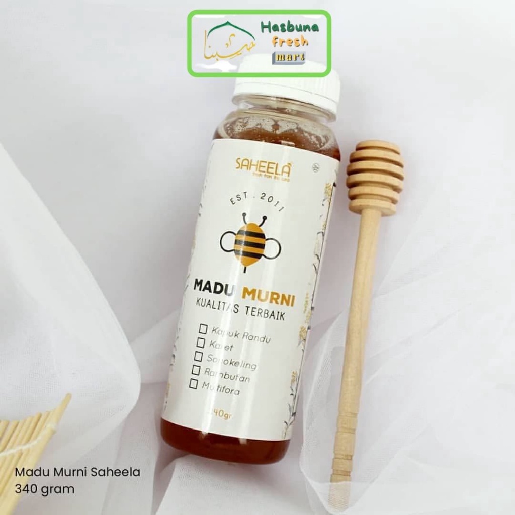 

Madu Murni Saheela 340 gram | NATURAL HONEY RAW HONEY MADU ASLI UNPROCESSED HONEY HASBUNA Fresh Mart