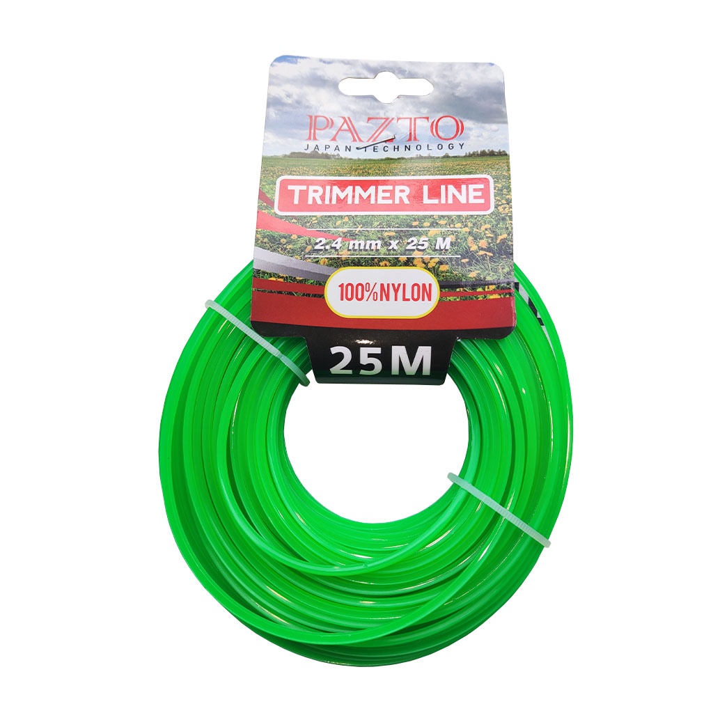 Nylon Cutter Trimmer Line 25 Meter 50 Meter / Tali Senar Mesin Potong Rumput / Senar Nilon Potong Rumput