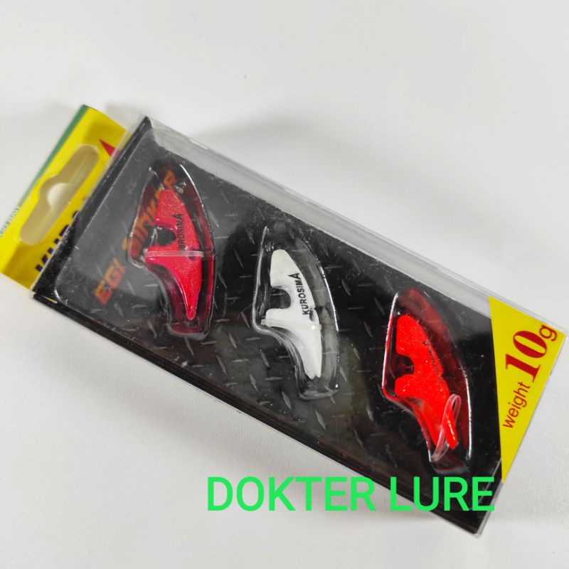 SINKER KUROSIMA 10gr Untuk Mancing Gurita Cumi