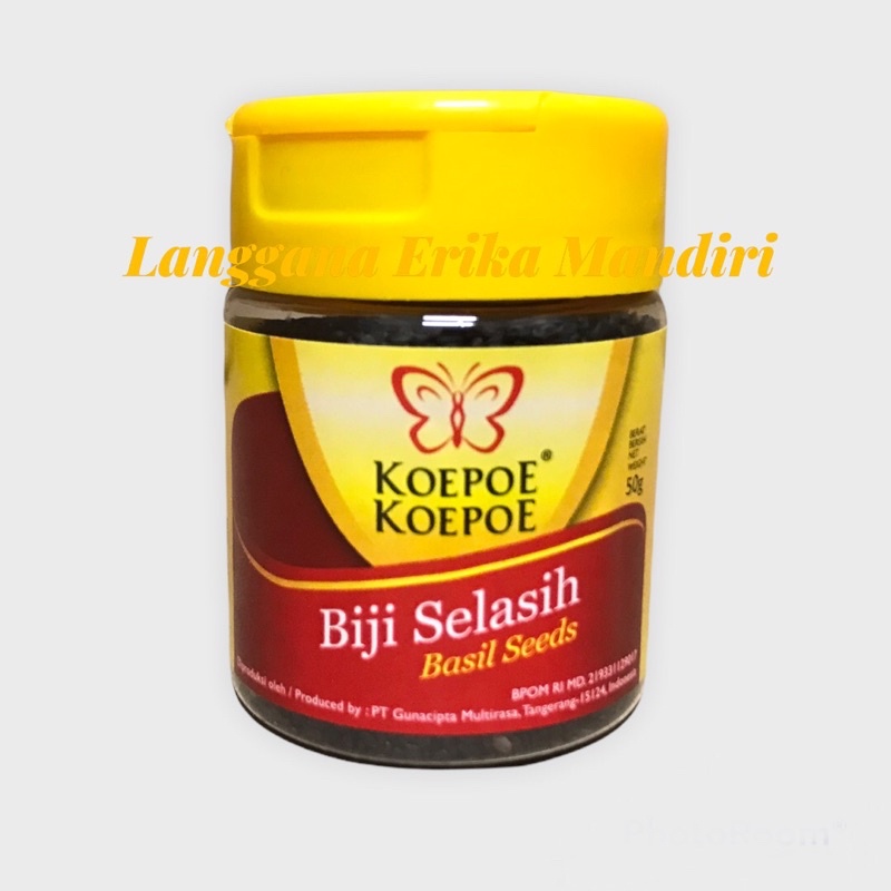 

Biji Selasih Koepoe Koepoe 50gr