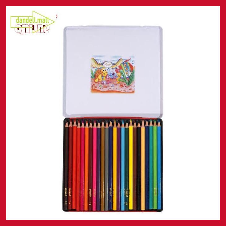 

U8Tyrt67- Color Pencil / Pensil Warna Joyko Cp-24Tc / 24 Warna E3Yrf797-