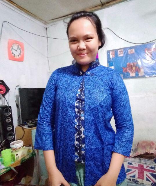 Maura Couple - Sania Ruffle Batik Couple Ori Ndoro Garansi Termurah Shopee Merak - Wsa04