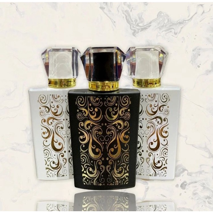[ PER LUSIN ] Botol Parfum BS  BATIK GOLD 60ml Botol Parfum Mewah Botol Parfum Kosong Botol Parfum M