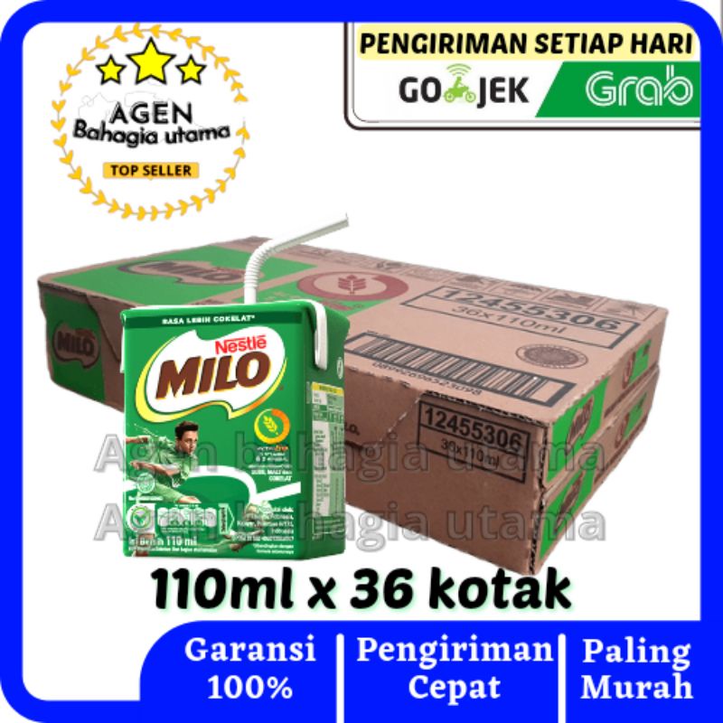 

milo UHT cokelat 110ml (36pcs), GOSEND jakarta & sekitarnya