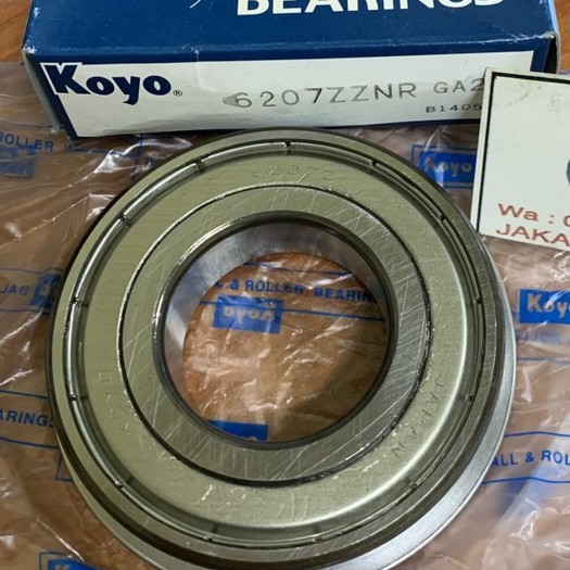 BEARING 6207 ZZNR KOYO JAPAN 6207ZZNR