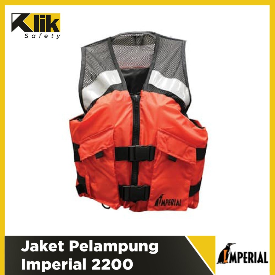 Jaket Pelampung Capt Vest Type III Mesh Imperial 2200 Bersertifikat