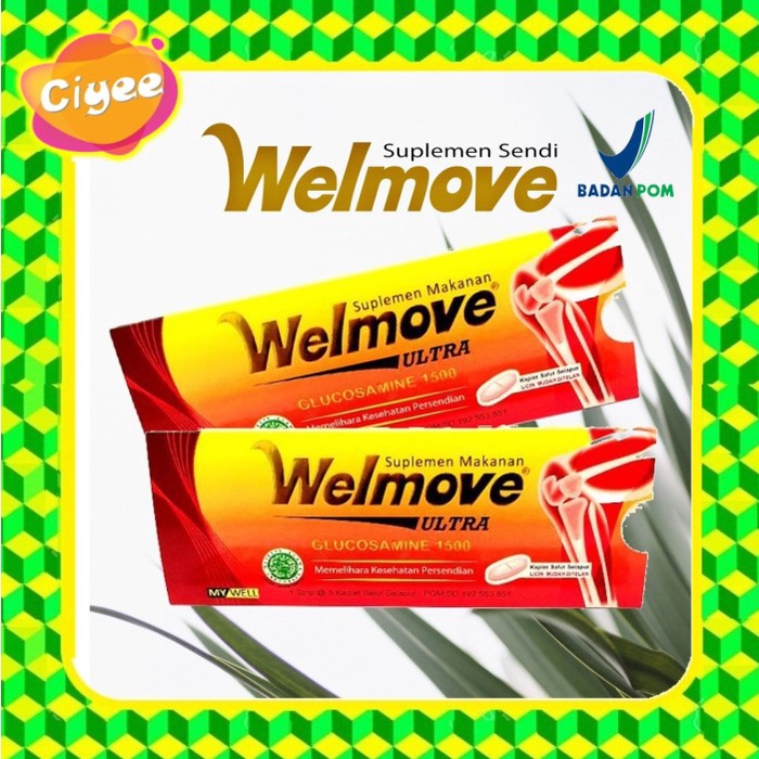 MURAH Ciyee.. Welmove ULTRA Isi 5 Kaplet / Wellmove ULTRA Suplemen Sendi - Welmove Ultra