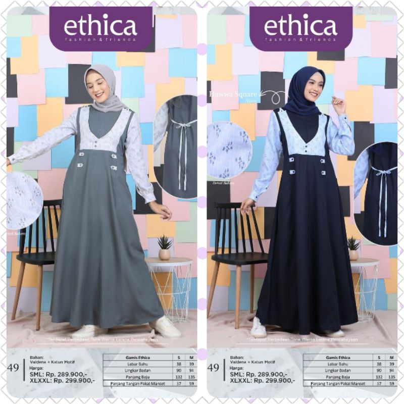 GAMIS ETHICA AYUMI 249 GREY BLUE