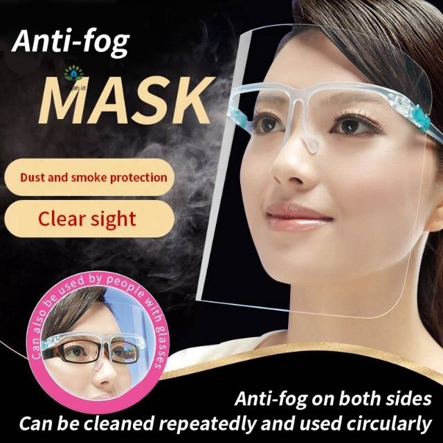 Face shield kacamata pelindung wajah kacamata anti droplet faceshield