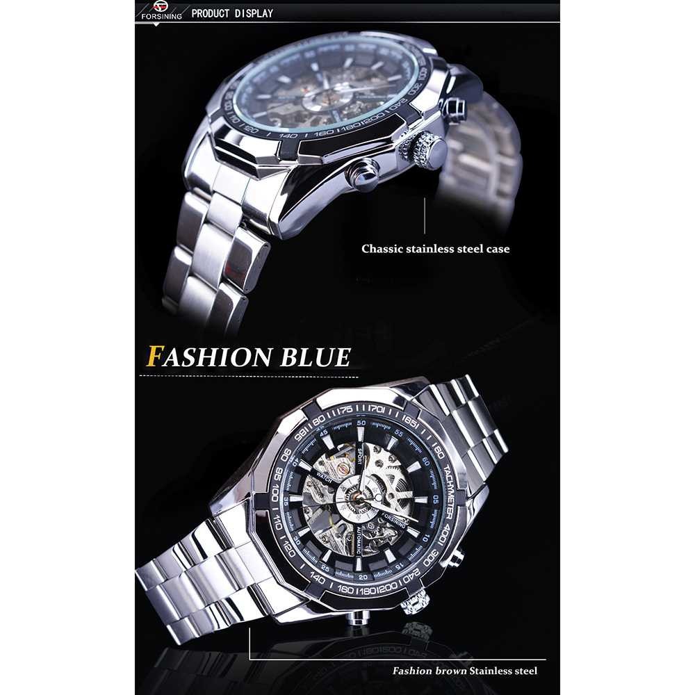 Terlariss !! GUCAMEL Jam Tangan Mechanical Luxury Pria - SLZe126