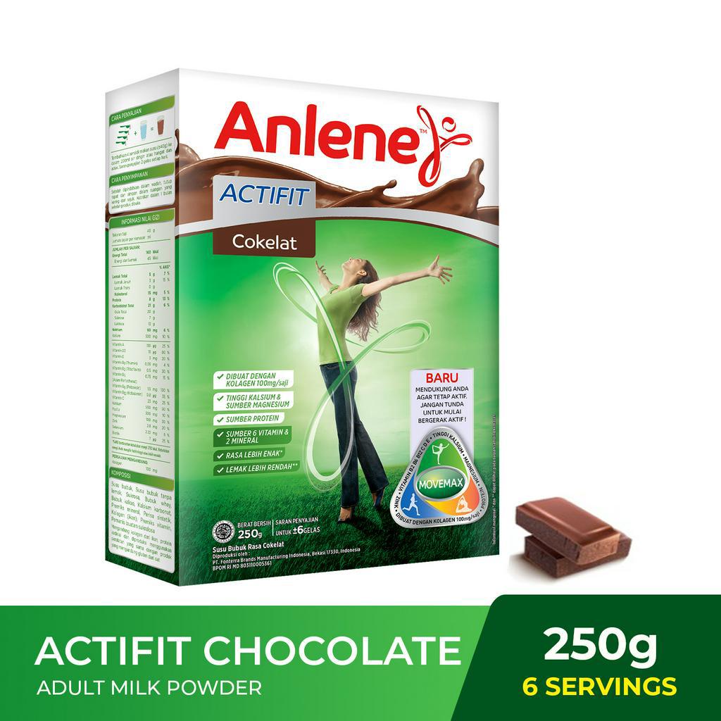 

Anlene Actifit Cokelat - Susu Bubuk 250 gr