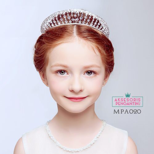 Mahkota Rambut Pesta Anak Modern l Crown Tiara Anak Putri- MPA020