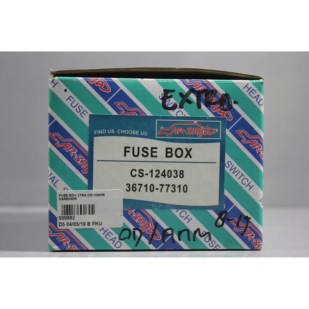FUSE BOX ASSY MOBIL SUZUKI ST-100 EXTRA/RUMAH SEKRING SUZUKI CS-124038