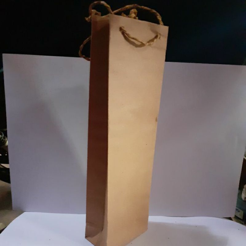 Tas Souvenir dan Hajatan paperbag craft coklat Custom Sablon Nama