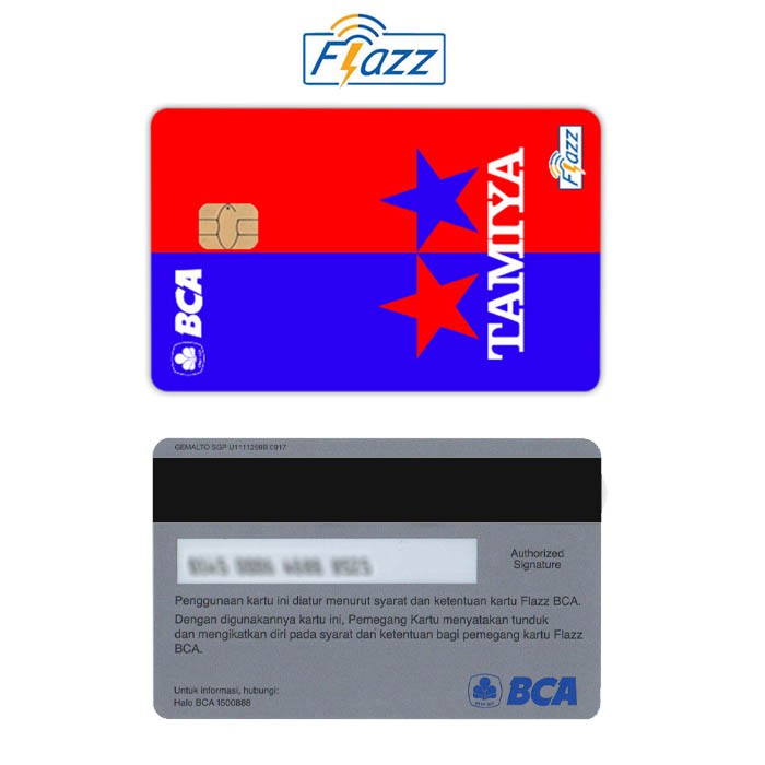 Tamiya Kartu E-Money Flazz BCA Gen 2 NFC Custom Card